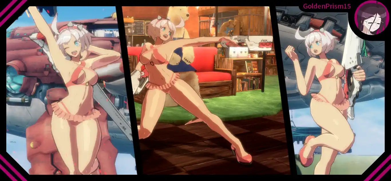 ギルティギアストライヴ エルフェルト Swimsuit Elphelt mod