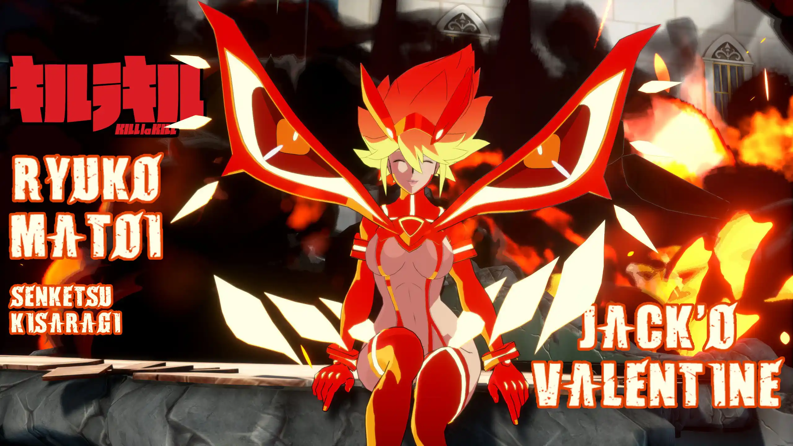 ギルティギアストライヴ ジャック・オー Ryuko Matoi Jack'O - Senketsu Kisaragi Ver. mod