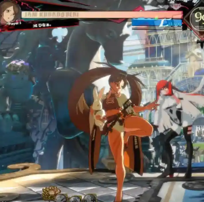 ギルティギアストライヴ 紗夢 jam high-slit pants mod