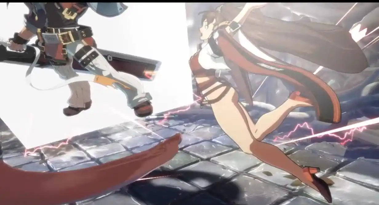 ギルティギアストライヴ 紗夢 jam high-slit pants mod