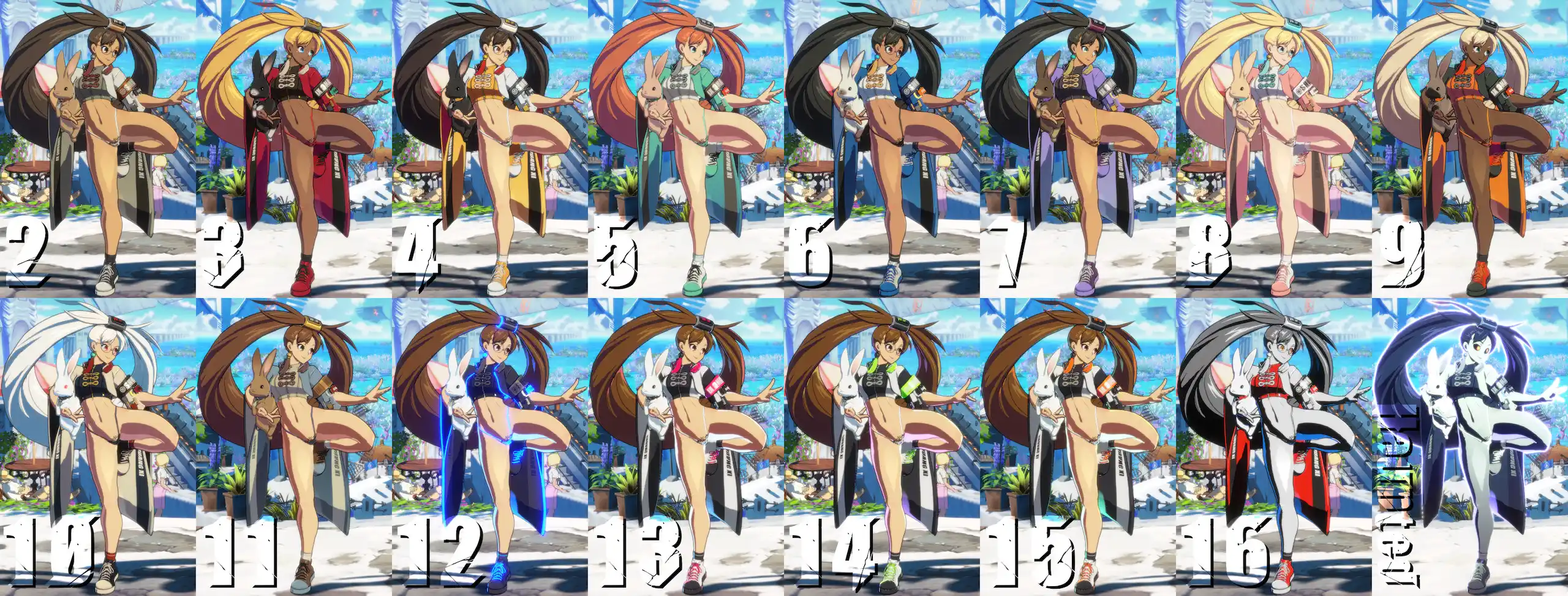 ギルティギアストライヴ 紗夢 Jam Exposed + Sneakers mod