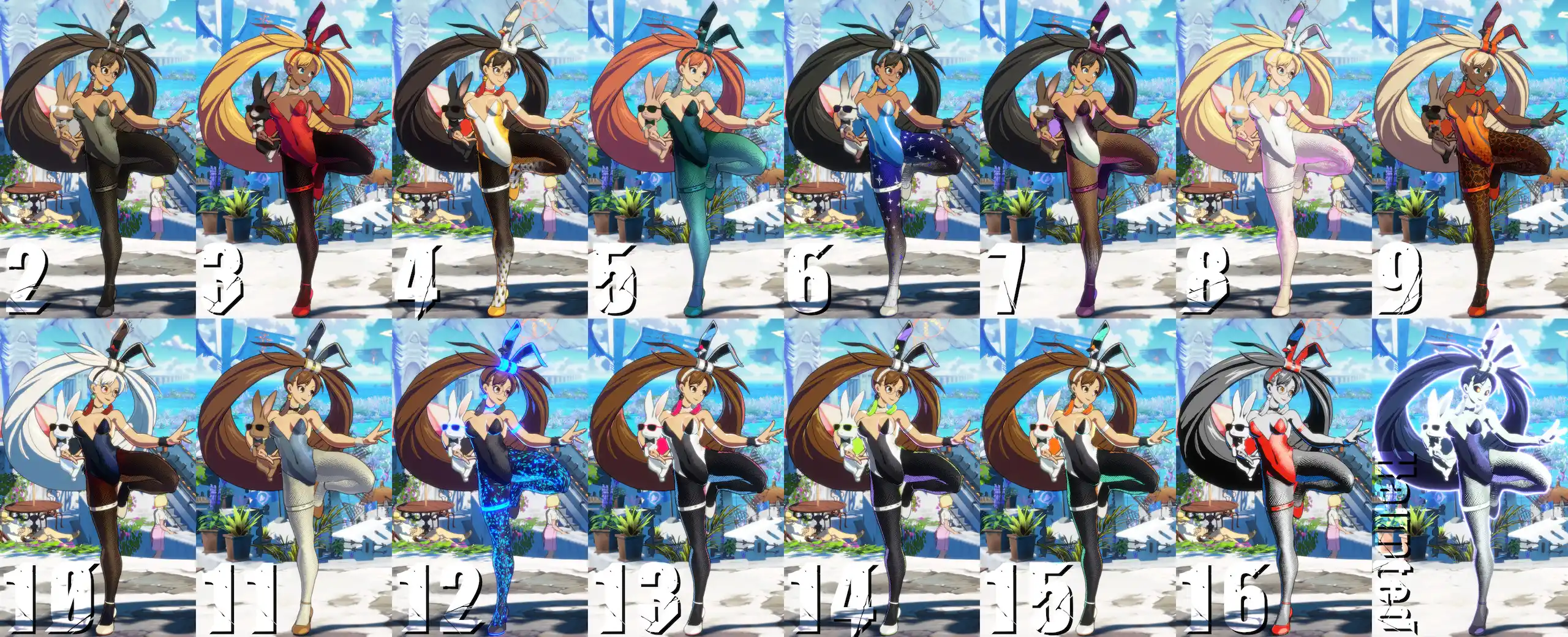 ギルティギアストライヴ 紗夢 Bunny Suit Jam + Tuxedo Usagi mod