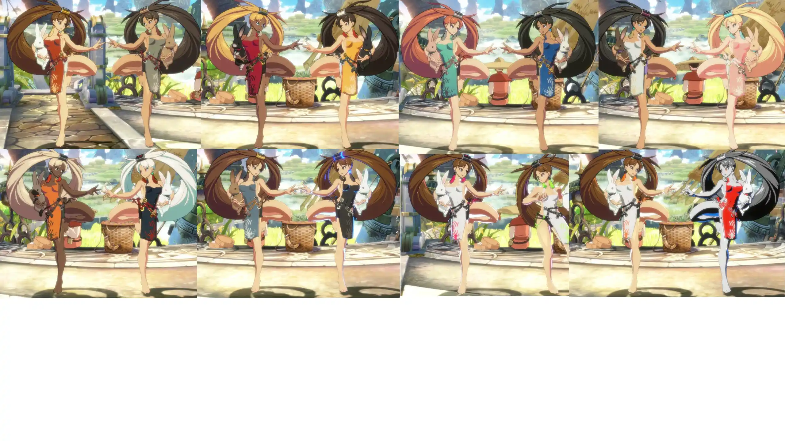 ギルティギアストライヴ 紗夢 [Jam] Apron & Undies Mod (White color Variations) mod
