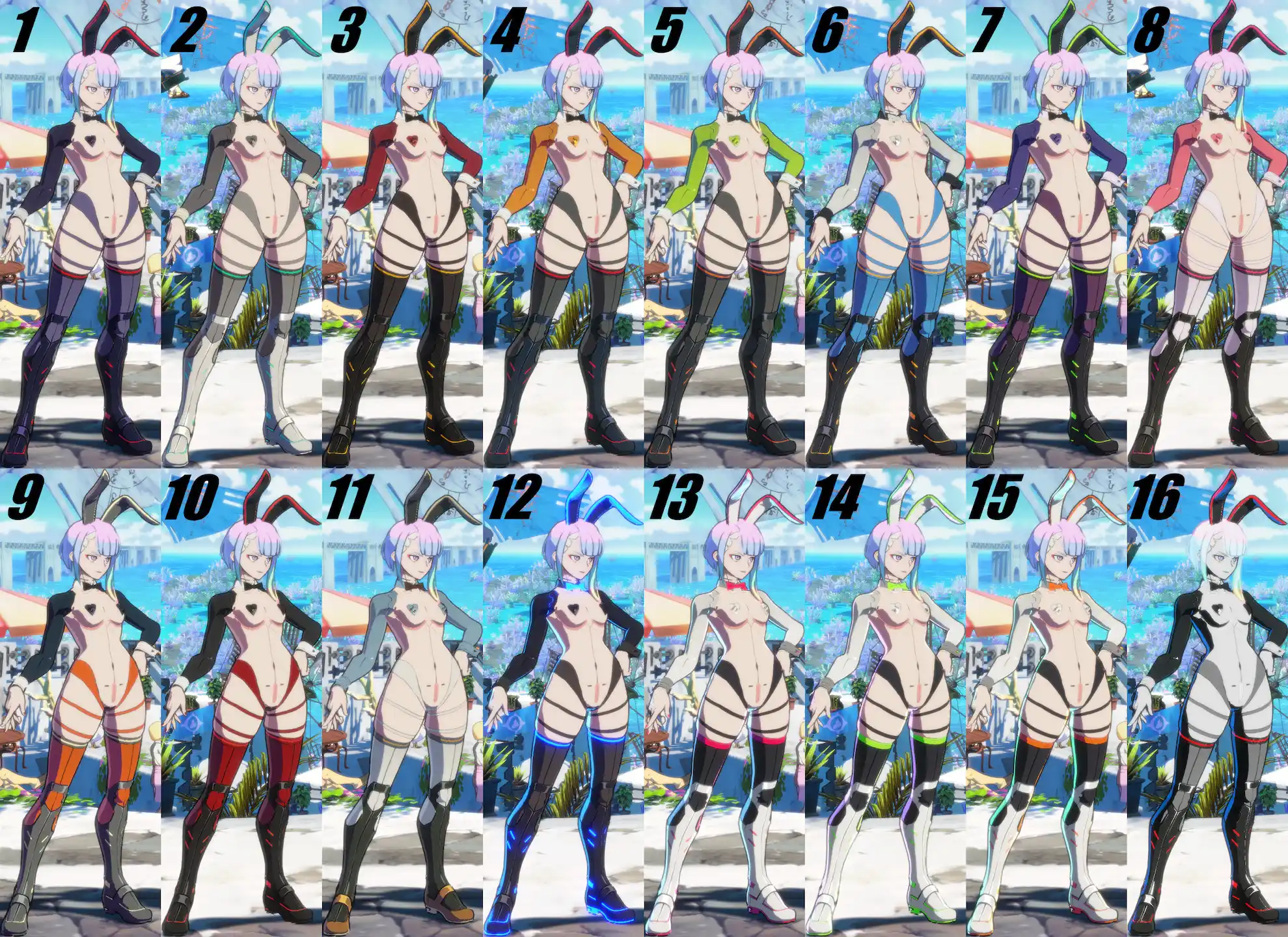 ギルティギアストライヴ ルーシー Reverse Bunnysuit Lucy mod