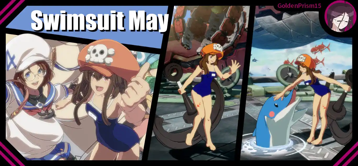 ギルティギアストライヴ メイ Japanese School Swimsuit for May mod