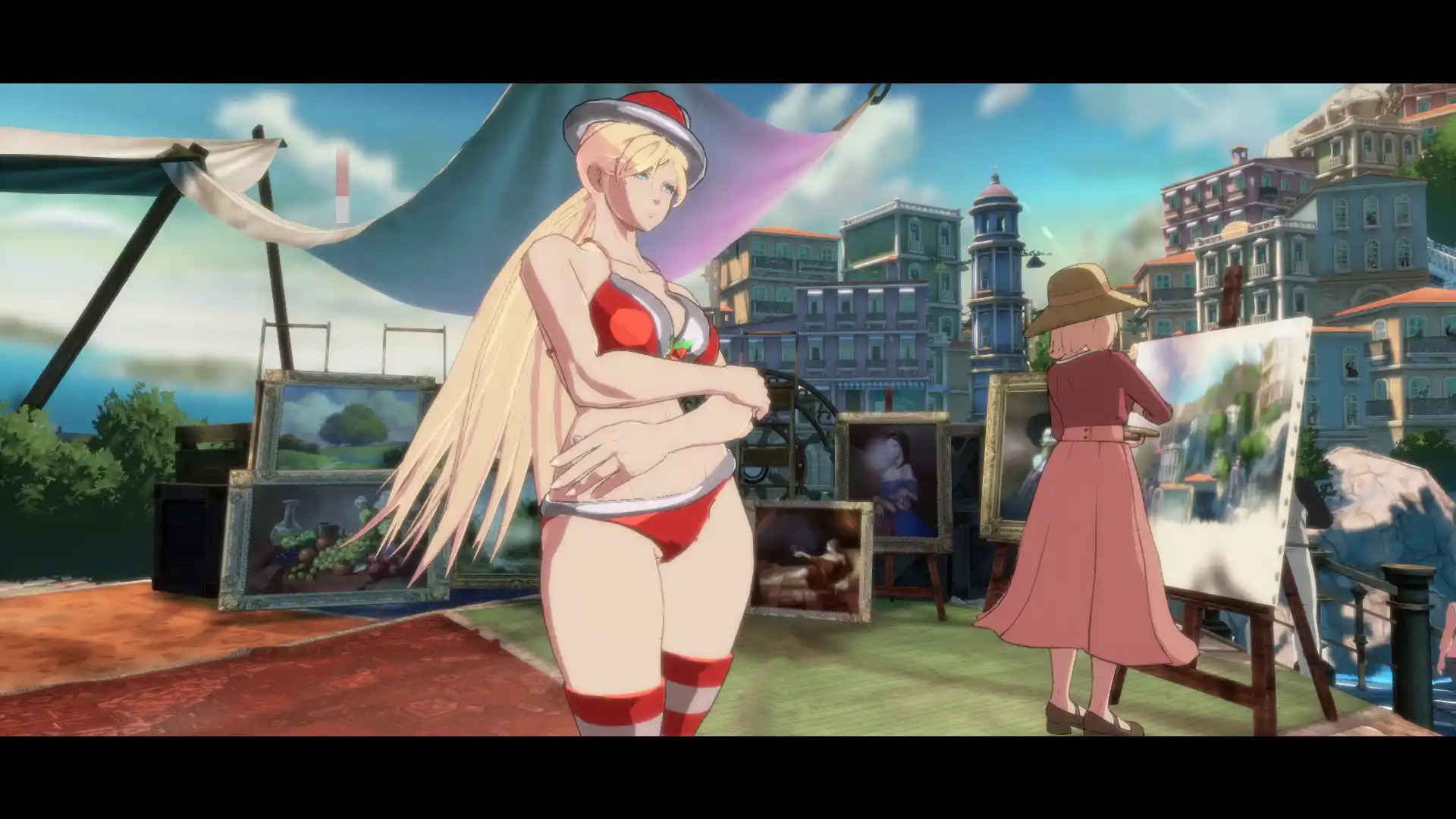 ギルティギアストライヴ ミリア Millia Santa Bikini mod