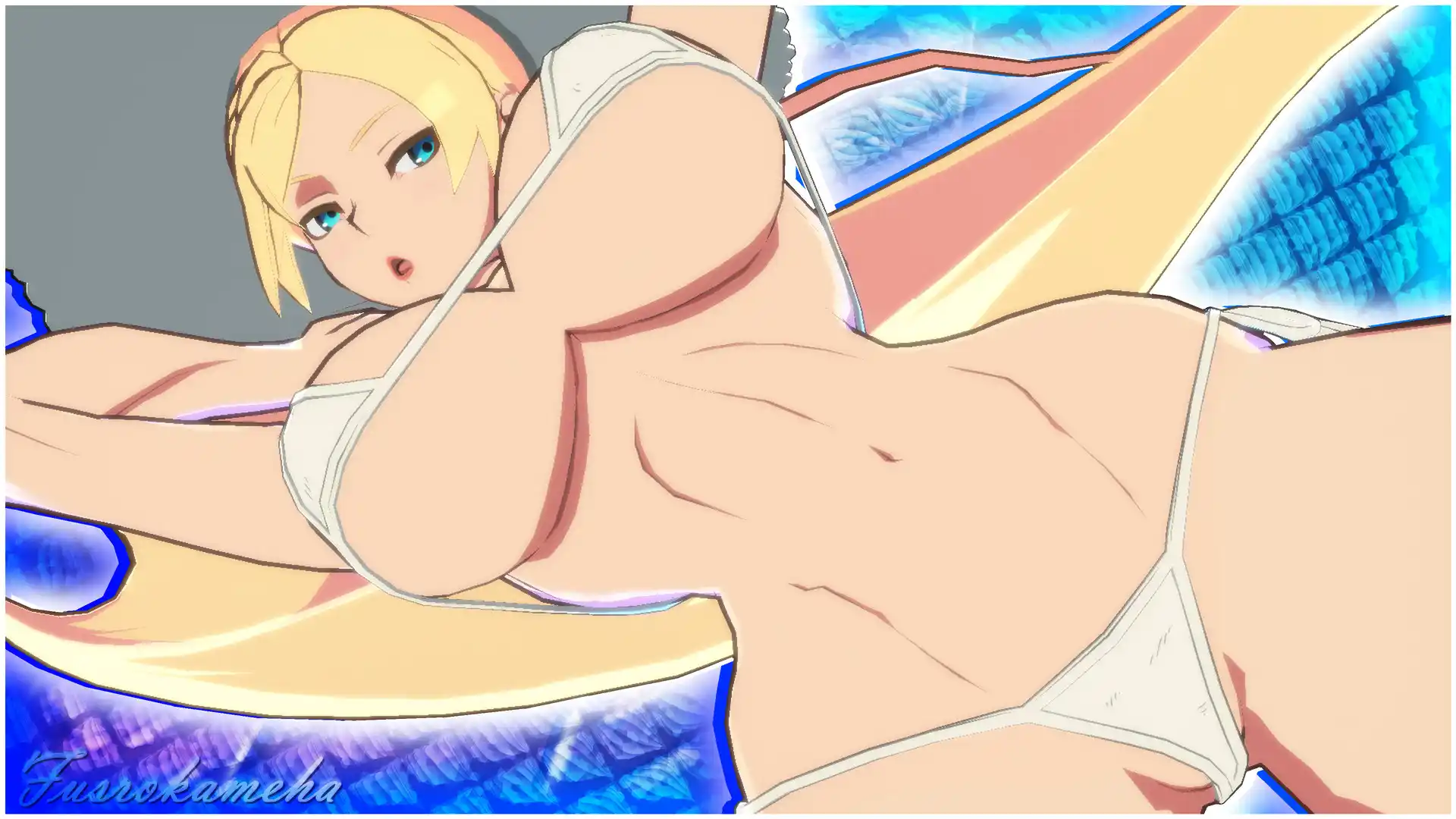 ギルティギアストライヴ ミリア Hot Summer Micro Bikini Millia mod