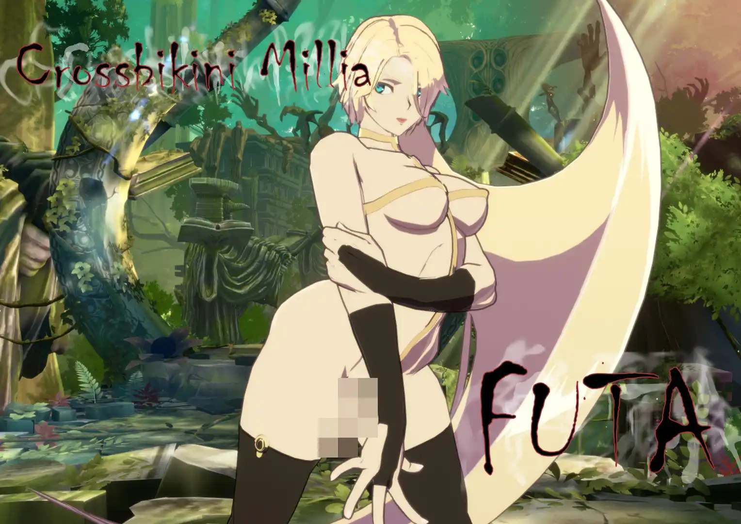 ギルティギアストライヴ ミリア Crossbikini Millia Futa mod