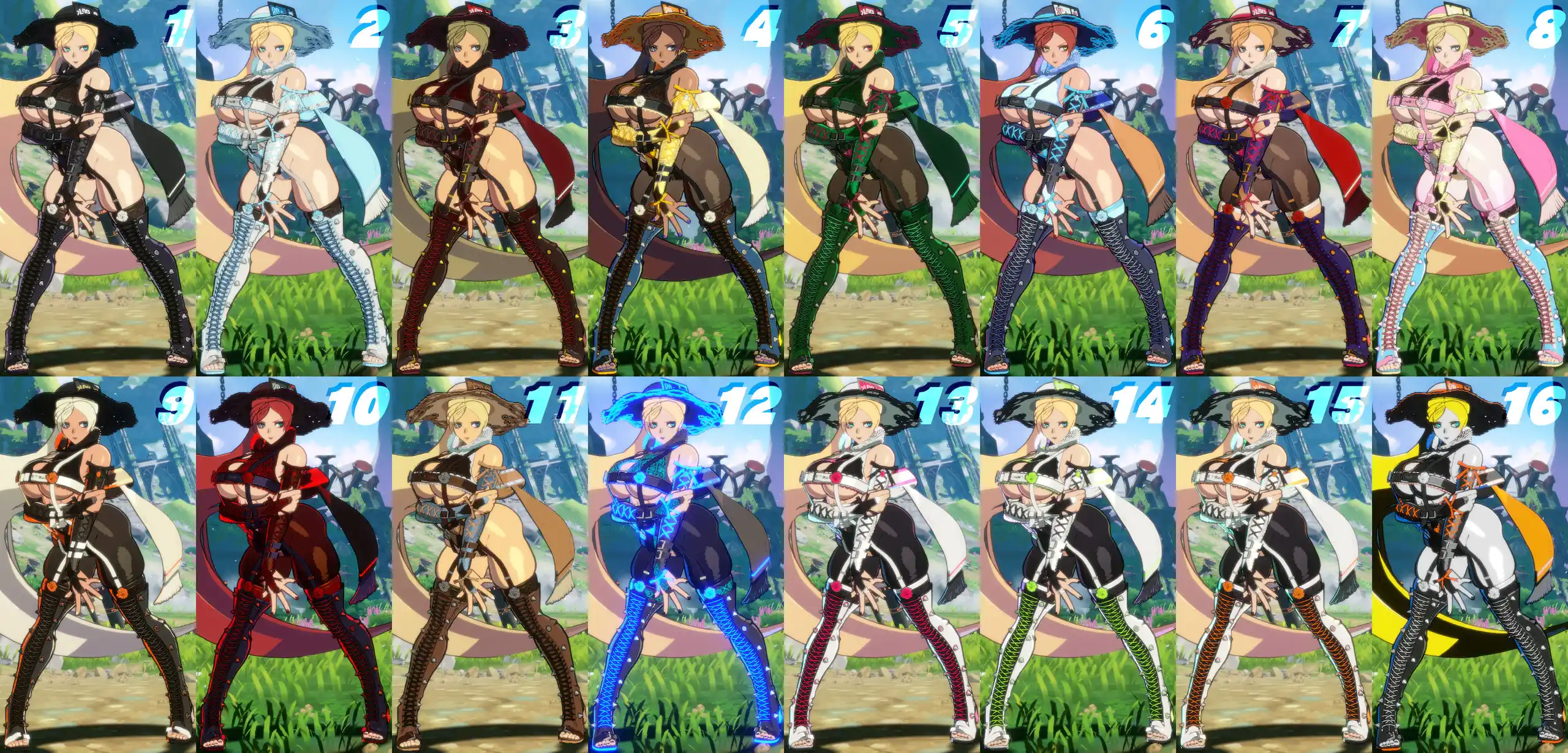 ギルティギアストライヴ ミリア Lovely Lady Goth Millia mod