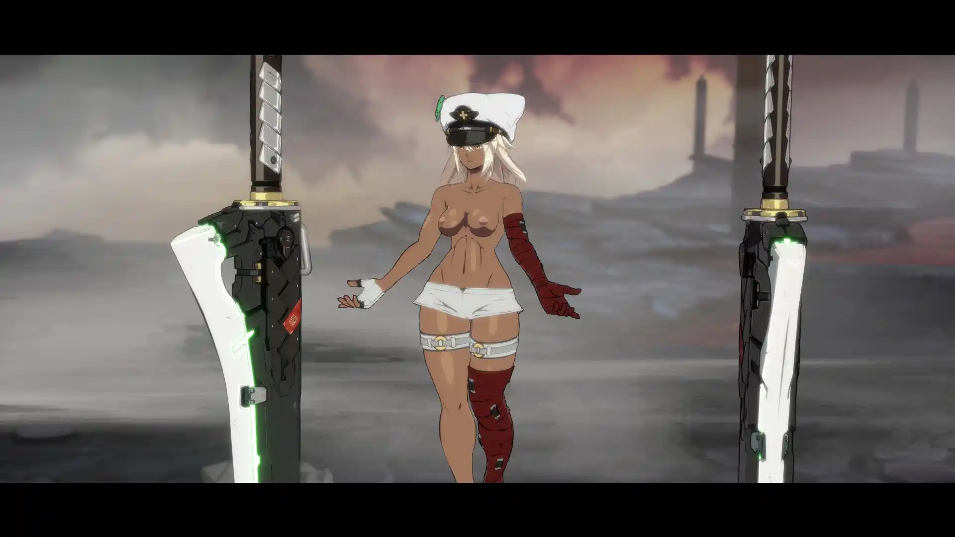 ギルティギアストライヴ ラムレザル Topless and Nude Ramlethal mod
