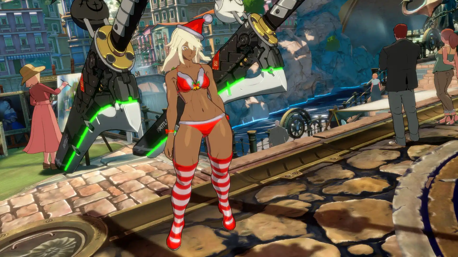 ギルティギアストライヴ ラムレザル Ramlethal Santa Bikini mod