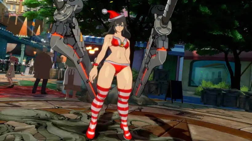ギルティギアストライヴ ラムレザル Ramlethal Santa Bikini mod