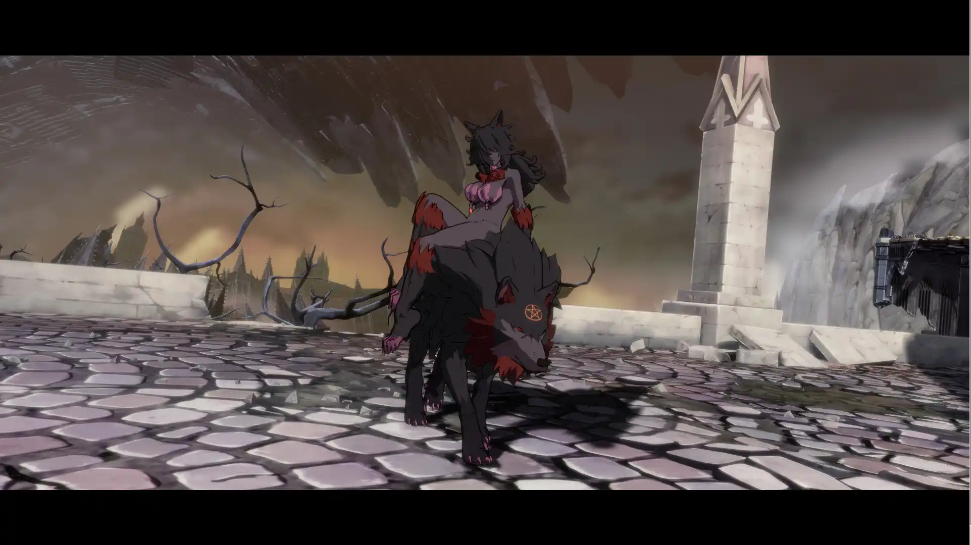 ギルティギアストライヴ ラムレザル Hellhound (Monster Girl Encyclopedia) Giovanna mod