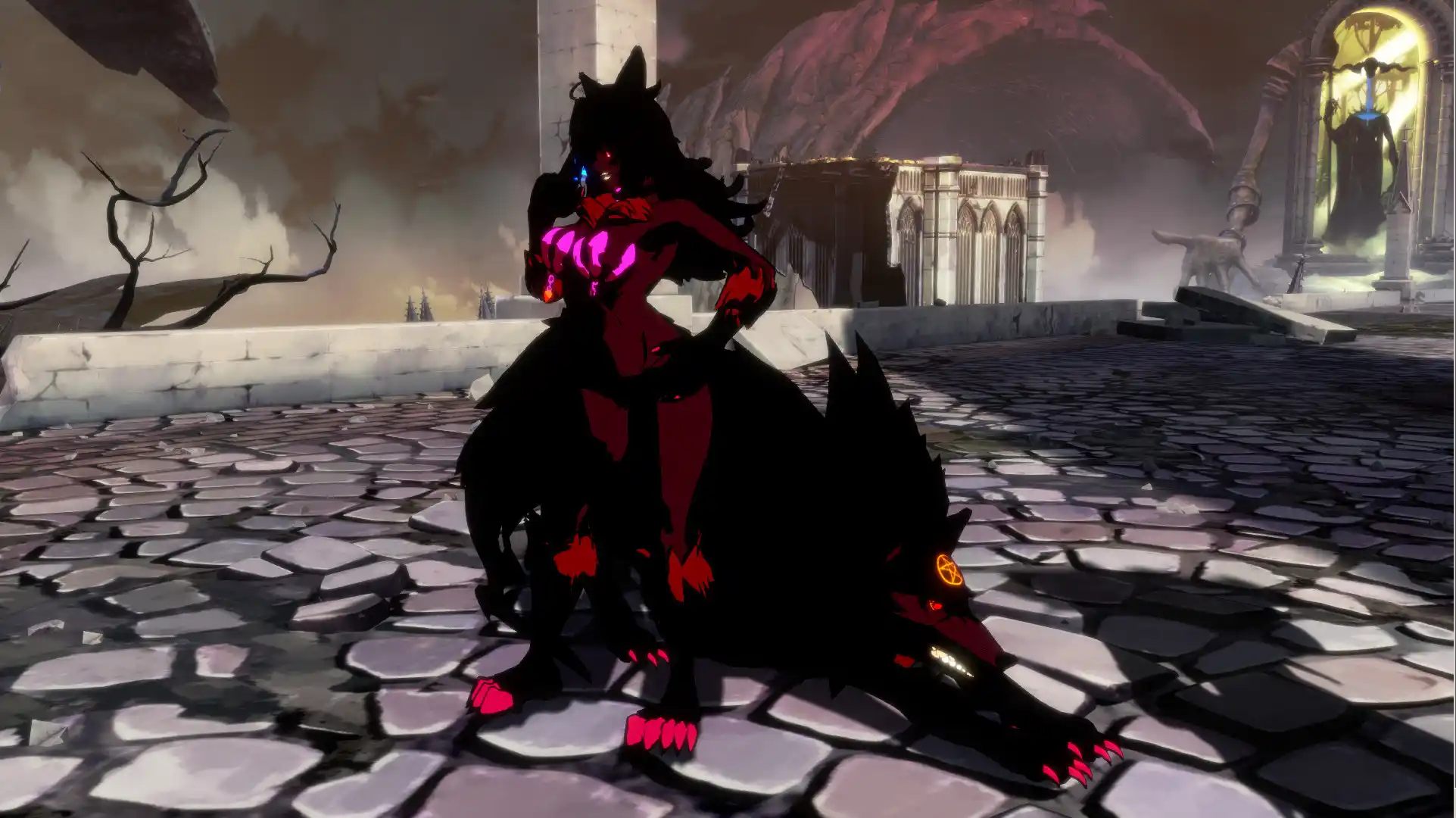 ギルティギアストライヴ ラムレザル Hellhound (Monster Girl Encyclopedia) Giovanna mod