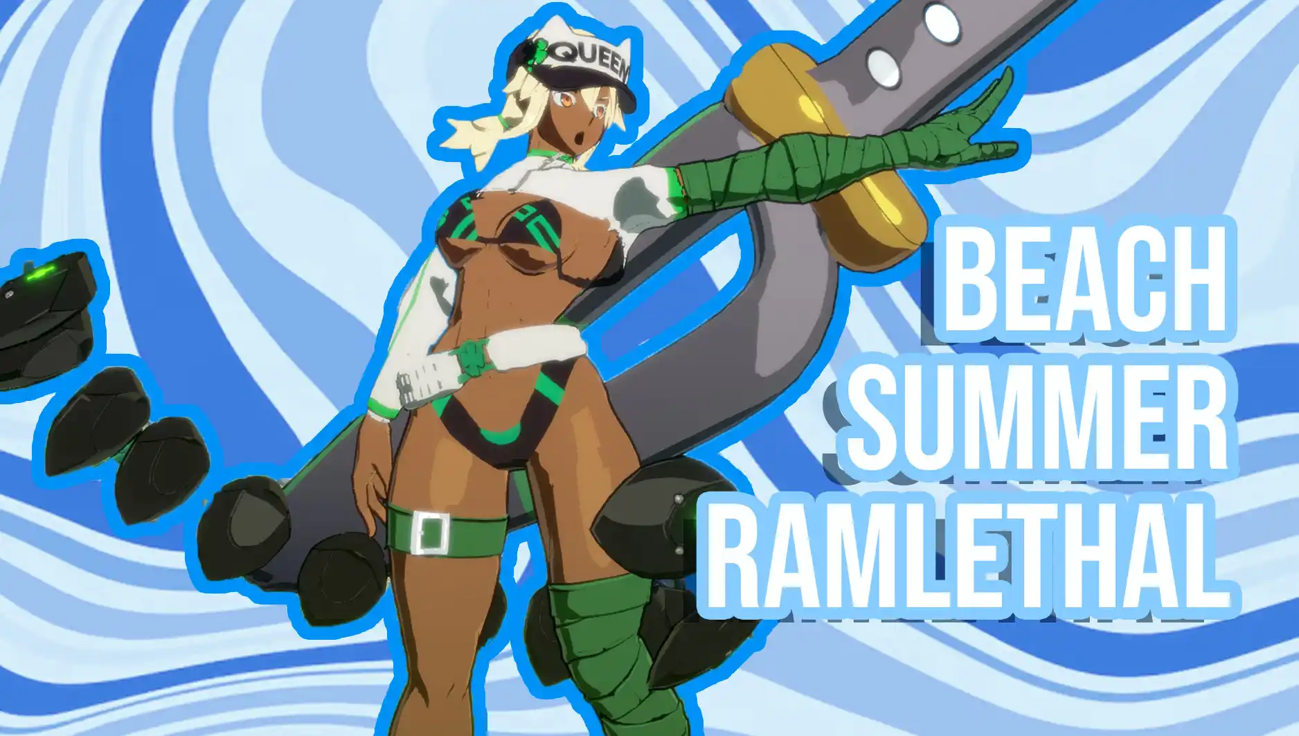 ギルティギアストライヴ ラムレザル Beach Summer Ramlethal skin mod