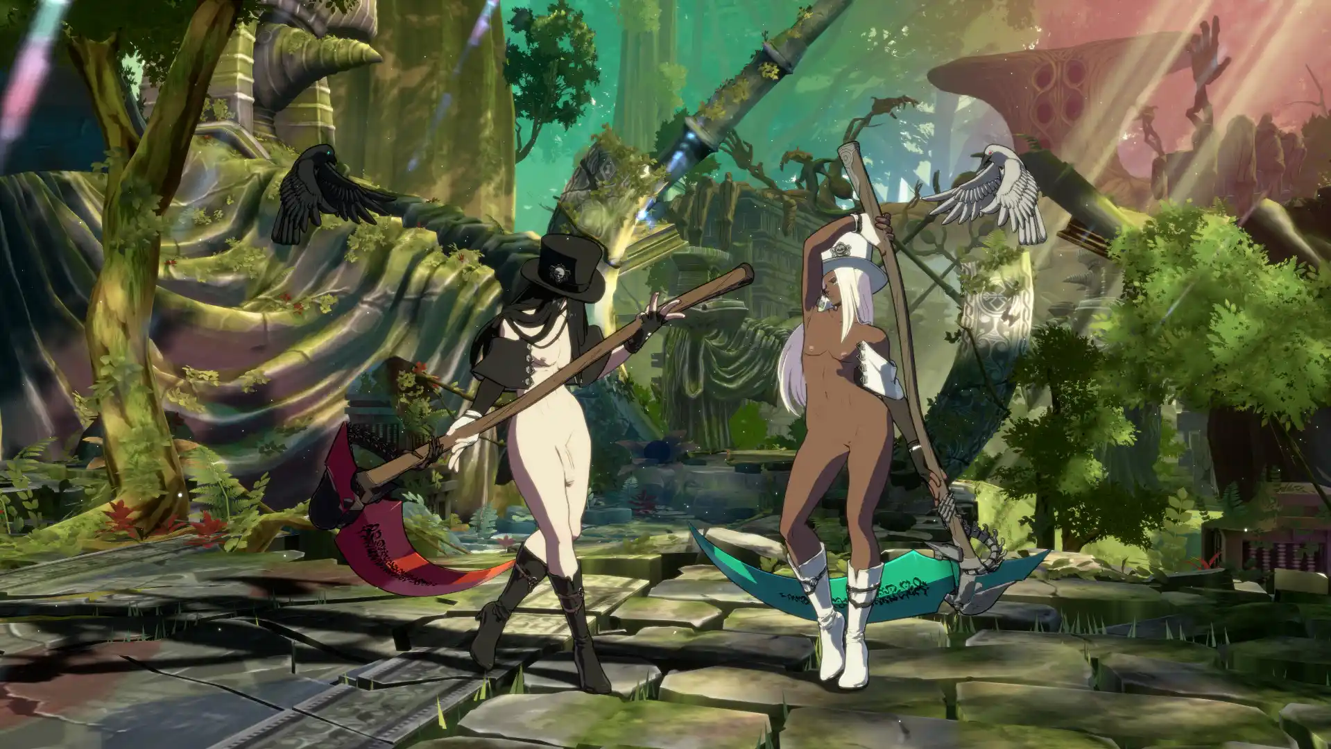 ギルティギアストライヴ テスタメント Nude Testament Futa Flat Edit mod