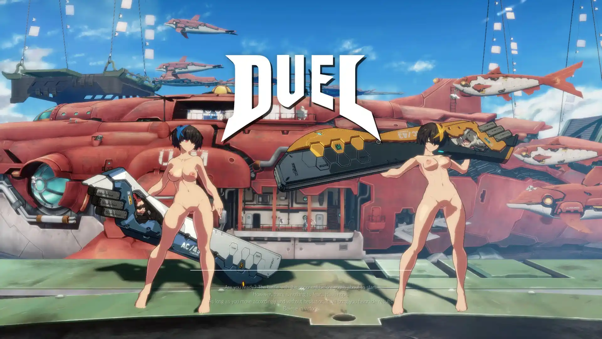 ギルティギアストライヴ ユニカ Zai's Nude Unika Pack mod