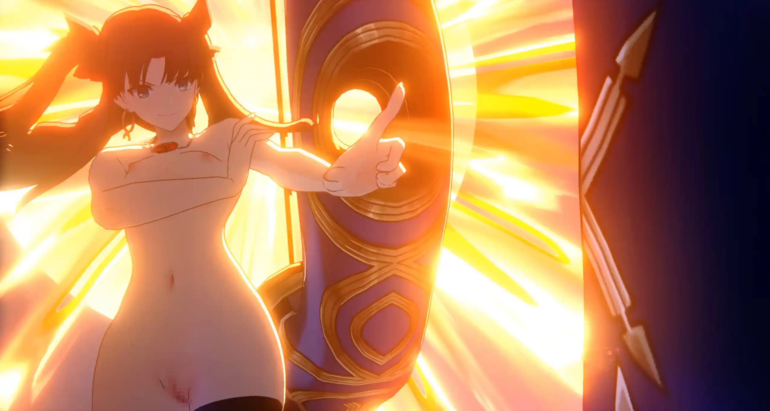 遠坂凛 RinTohsaka nude preversion mod