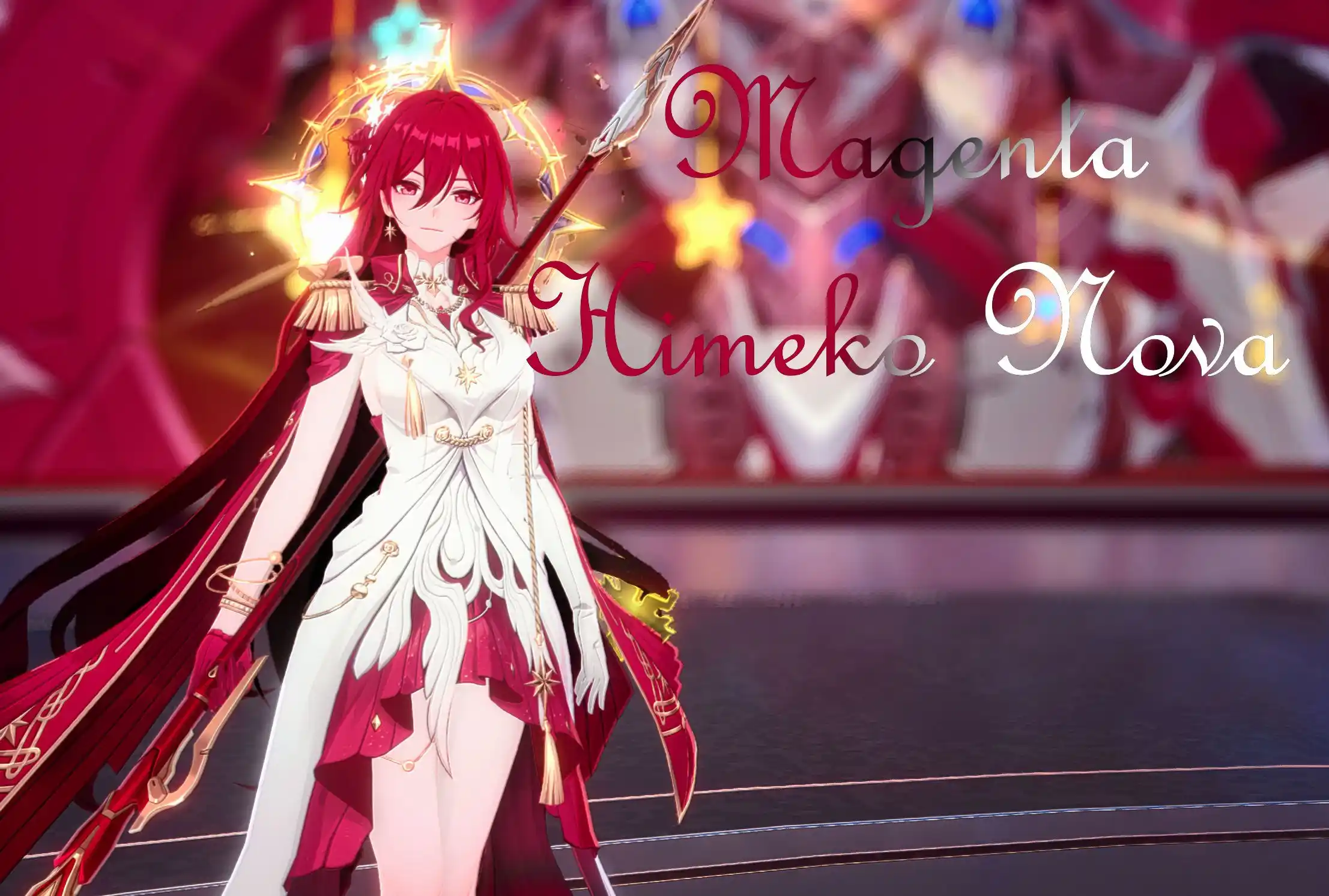 姫子・旅立ち Magenta Nova mod