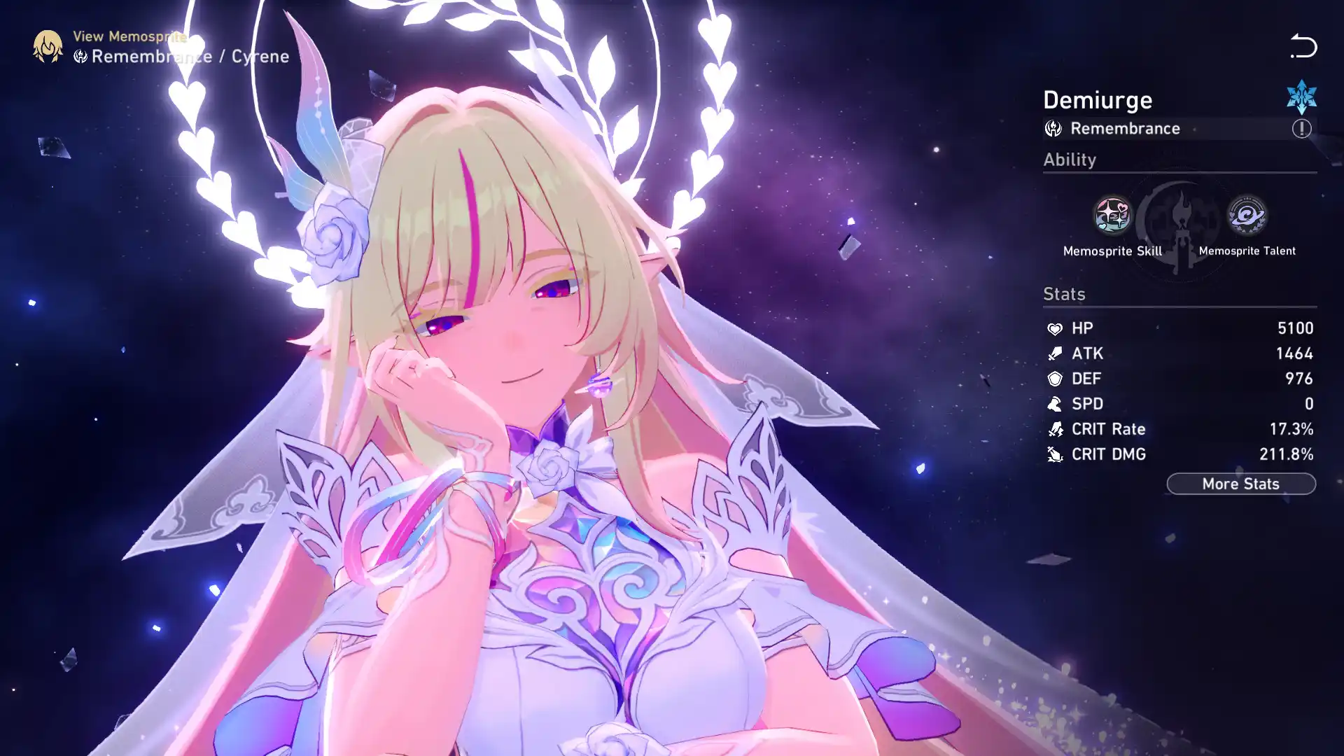 崩壊スターレイル キュレネ mod sunkissed Cyrene + thicc