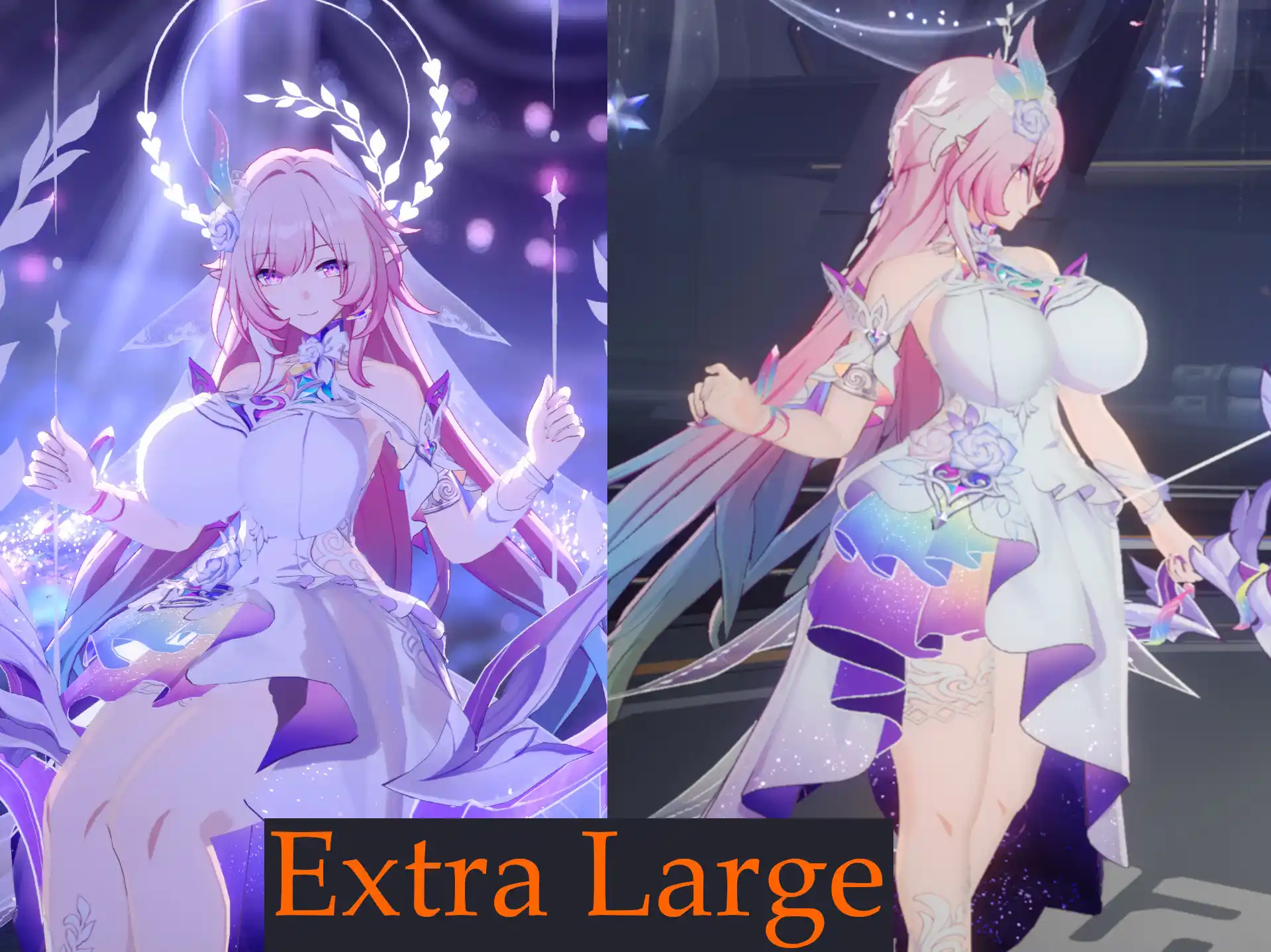 崩壊スターレイル キュレネ mod SFW Cyrene Big Boobs Thick Thighs