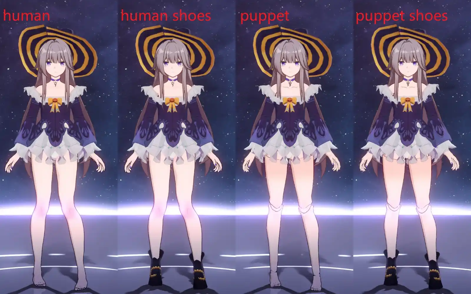 崩壊スターレイル ヘルタ mod Herta Halloween dress SFW