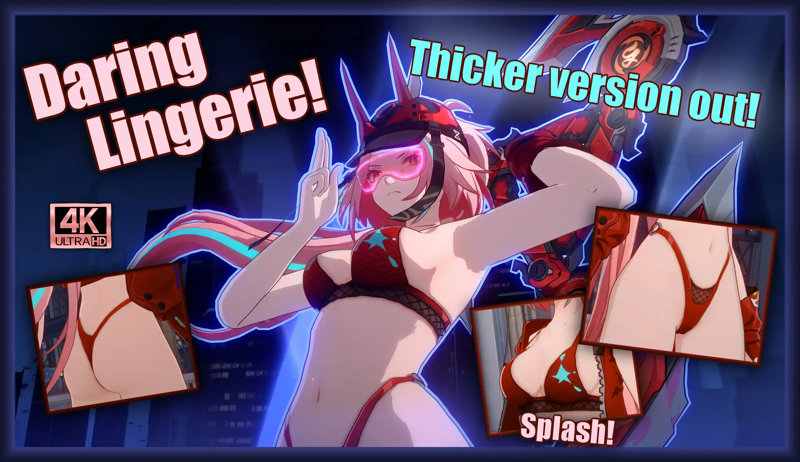 崩壊スターレイル 乱破 mod Rappa Daring Lingerie 4K!
