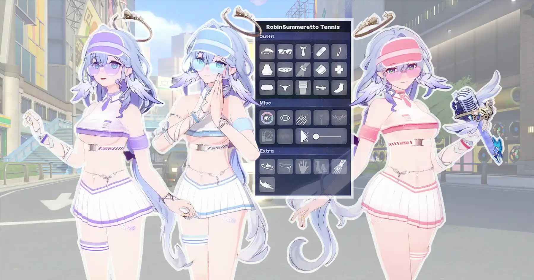 崩壊スターレイル ロビン・夏空の歌 mod Summeretto - Tennis