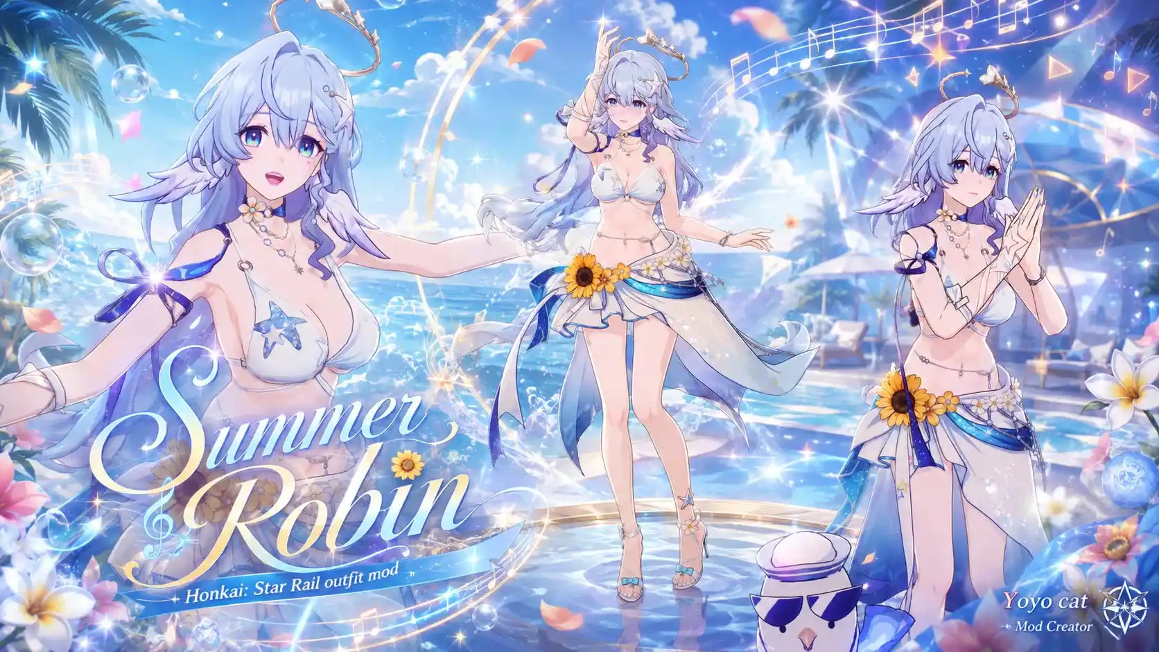 崩壊スターレイル ロビン・夏空の歌 mod Graceful Mommy - RobinSummeretto v1 - Basic