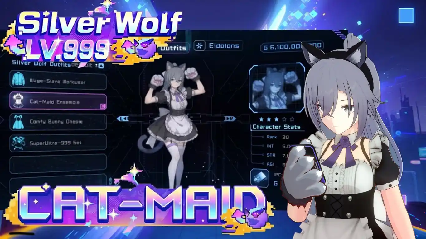 崩壊スターレイル 銀狼LV.999 mod SW999 – Cat Maid Ensemble (NSFW)