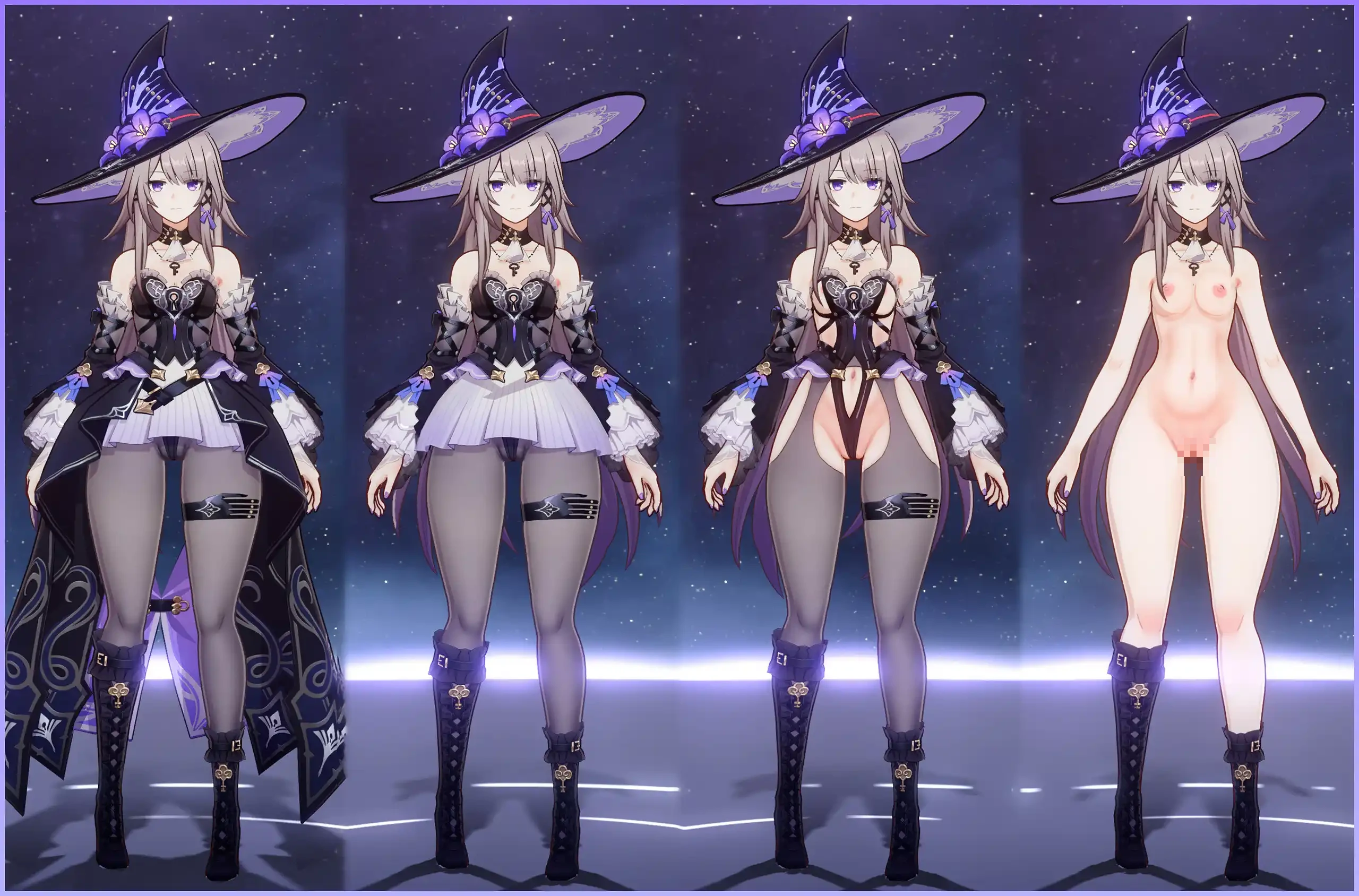 崩壊スターレイル マダムヘルタ mod The Herta | Covered/Exposed, Pantyhose