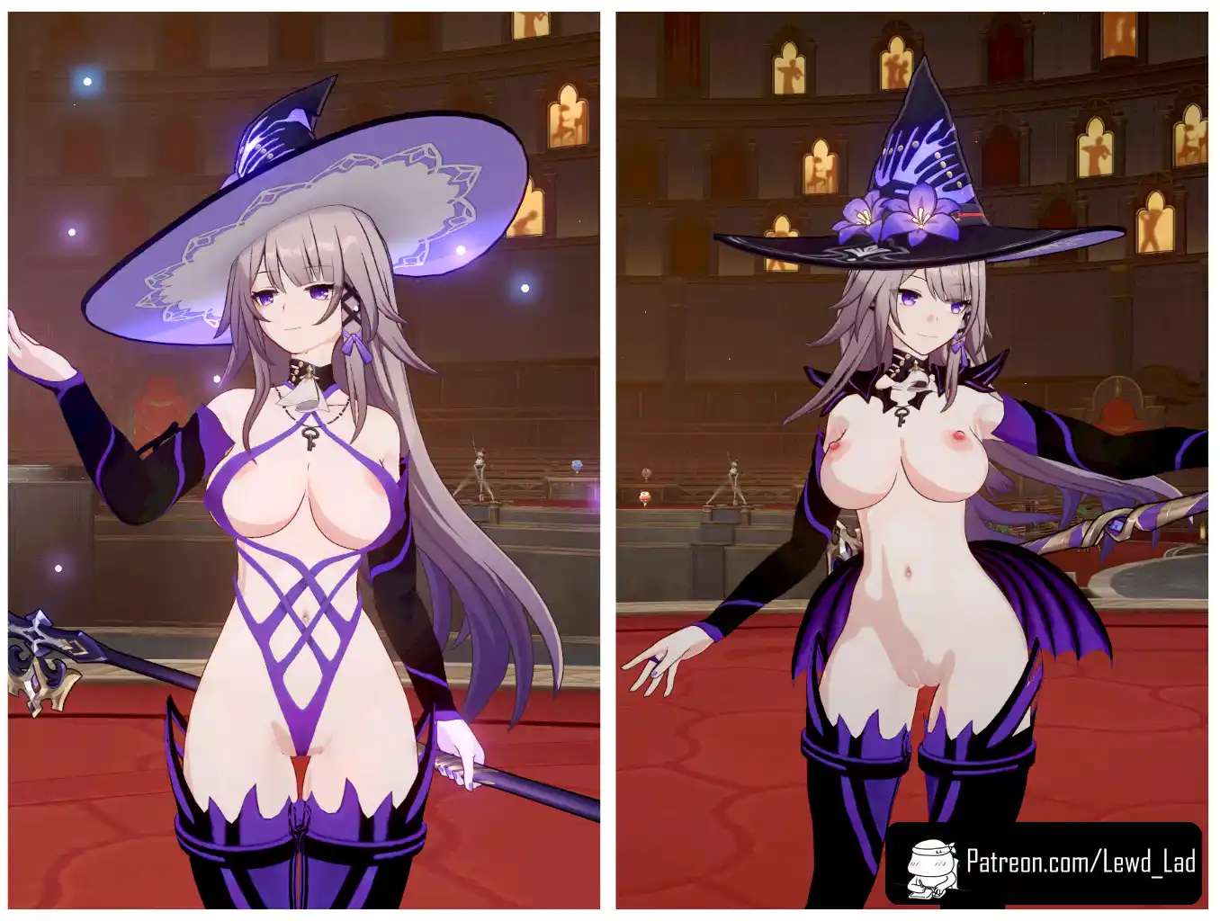 崩壊スターレイル マダムヘルタ mod The Herta Succubus Witch OG & Thicc Toggles