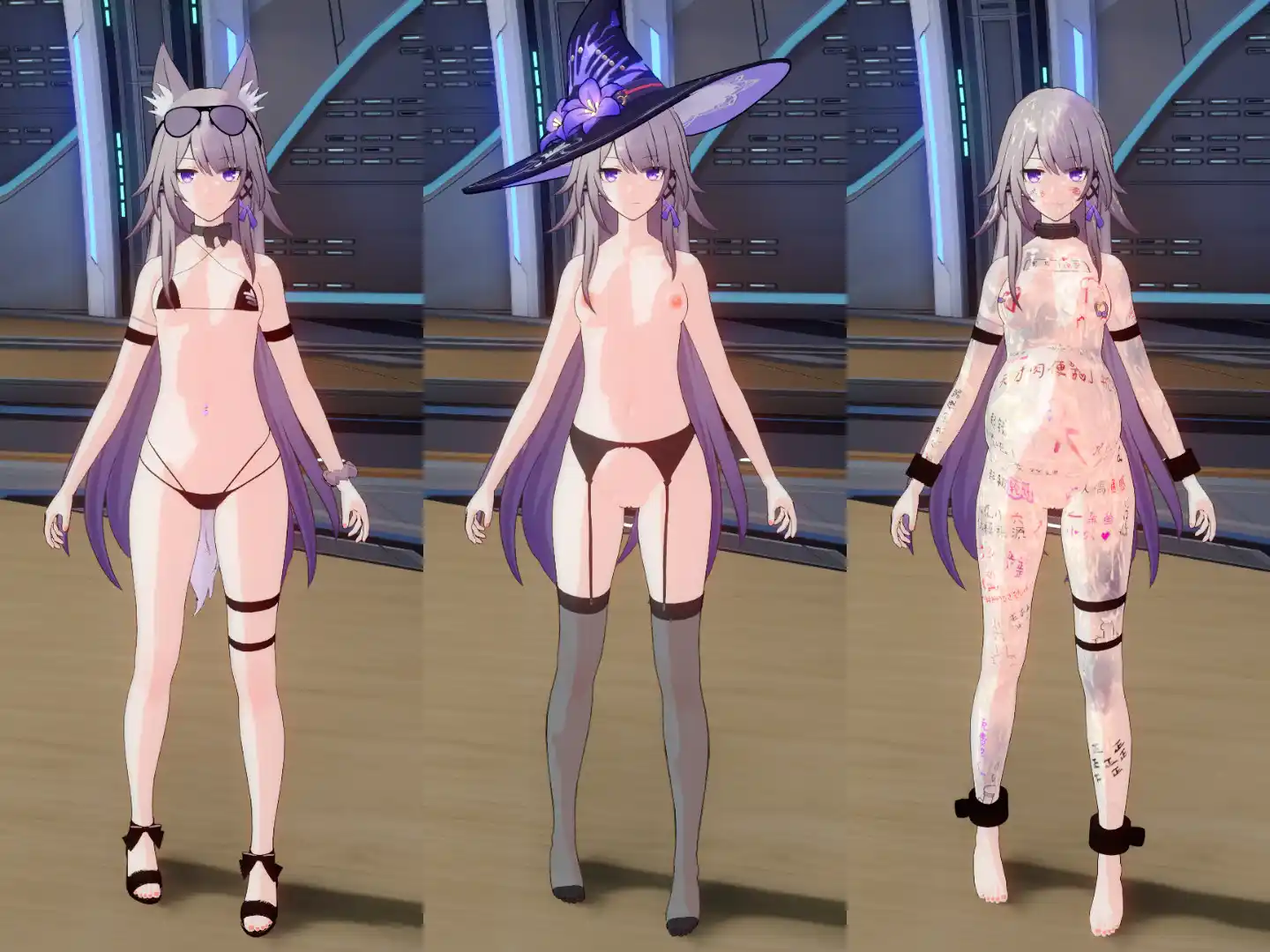 崩壊スターレイル マダムヘルタ mod TheHerta bikini fox