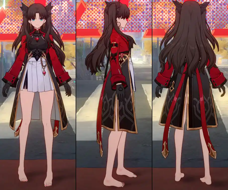 崩壊スターレイル 遠坂凛 mod Rin Barefoot