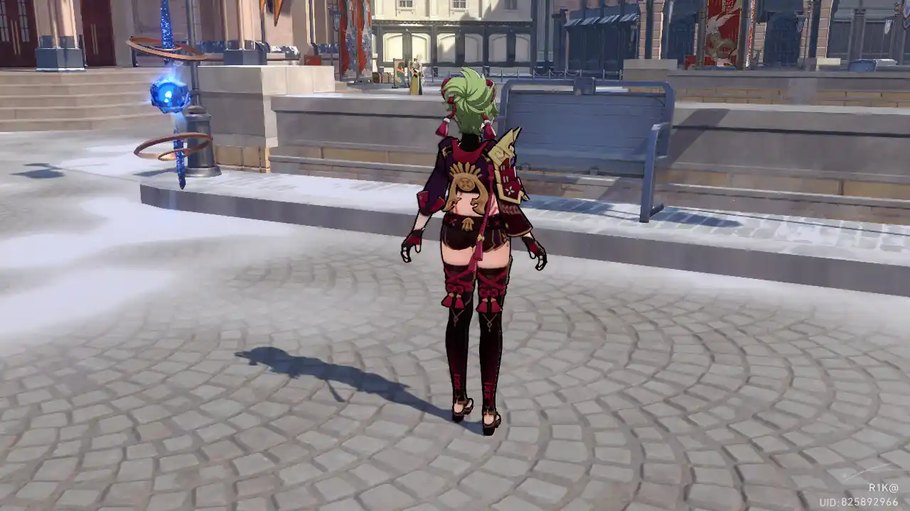 崩壊スターレイル 雪衣 mod Kuki Shinobu Outfit for Xueyi