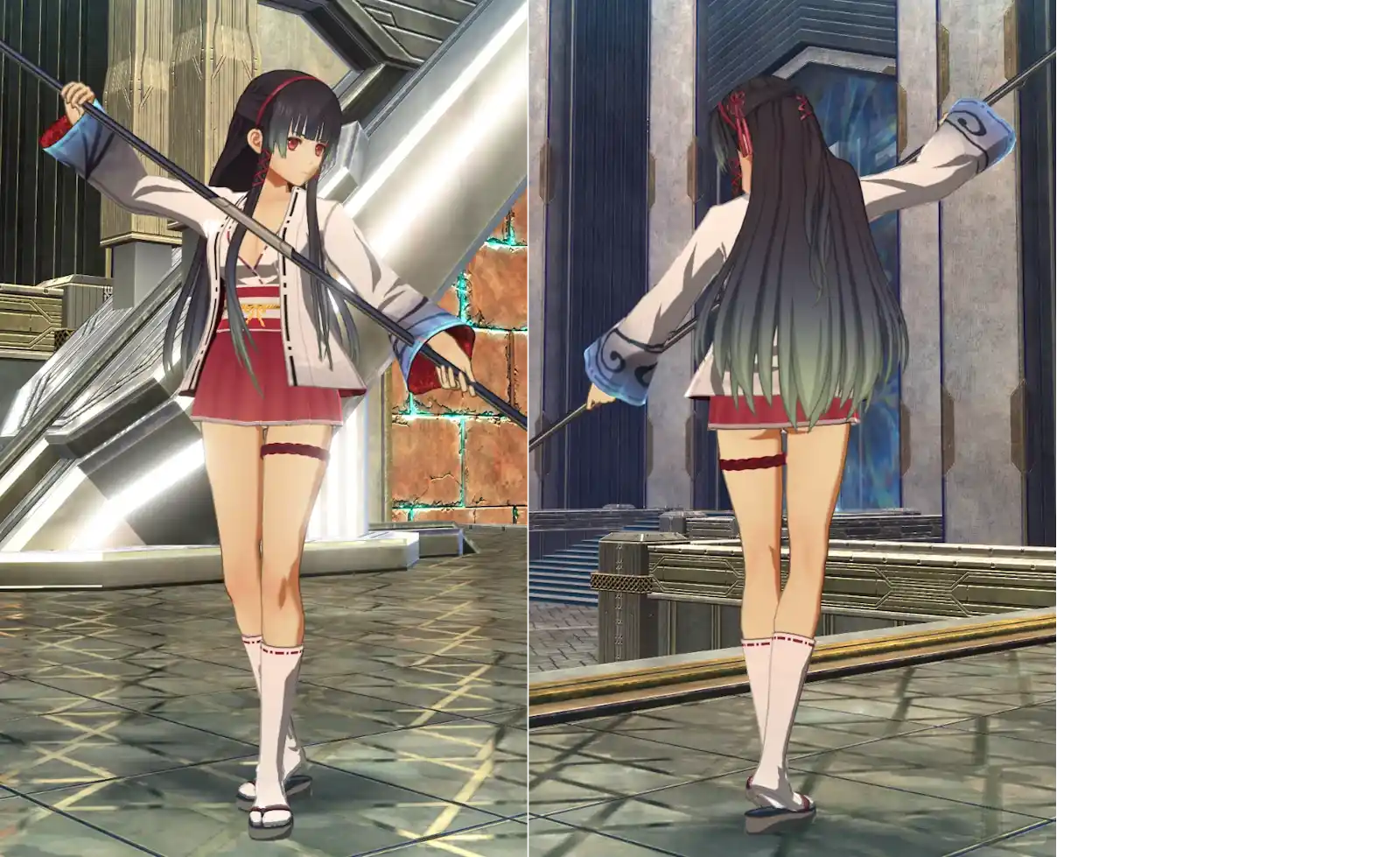 亰都ザナドゥ -桜花幻舞- フウカ 巫女風羽織Chira-rism mod