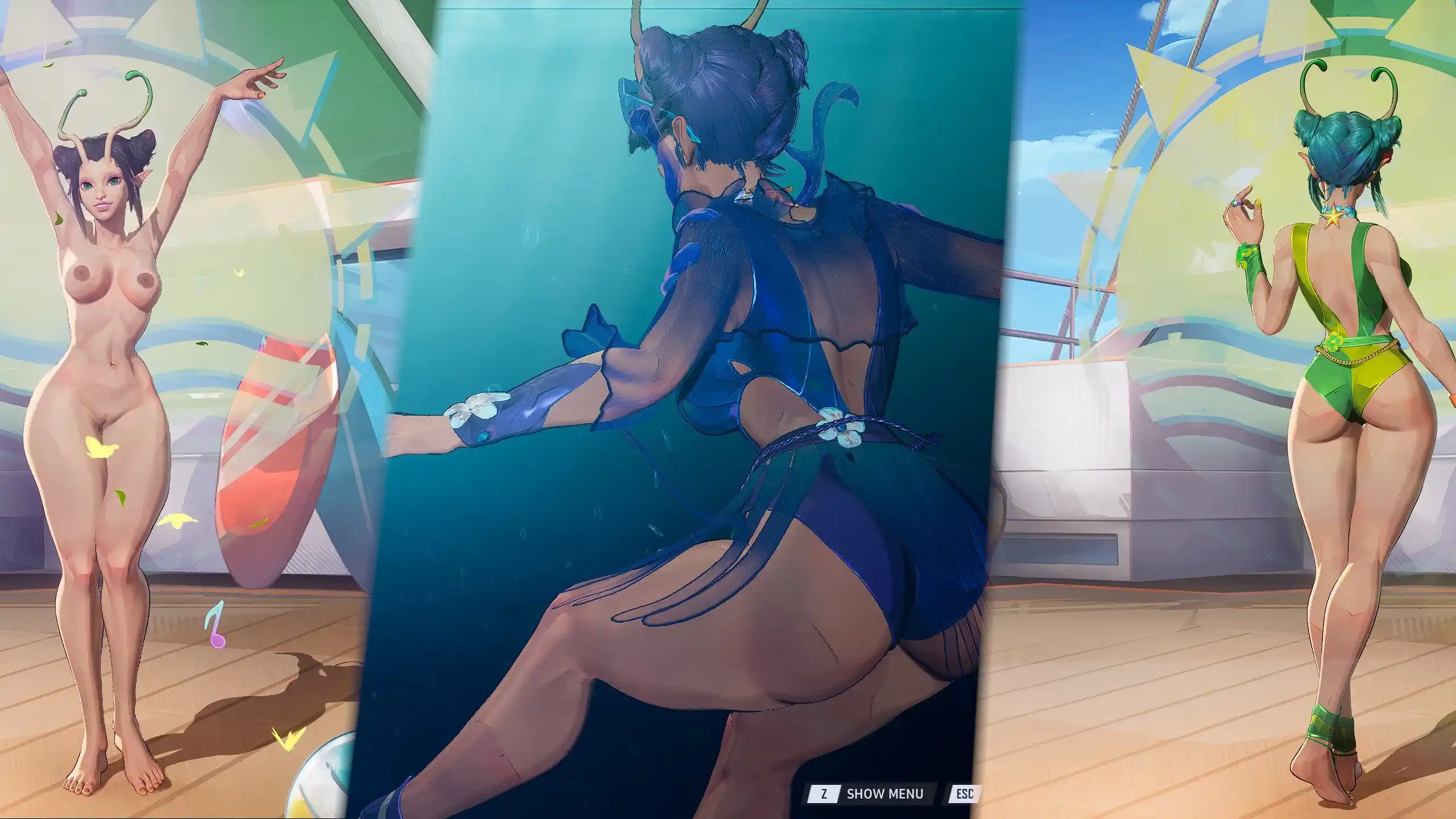 マーベルライバルズ Thicc Mantis (Oceanic Harmony) mod