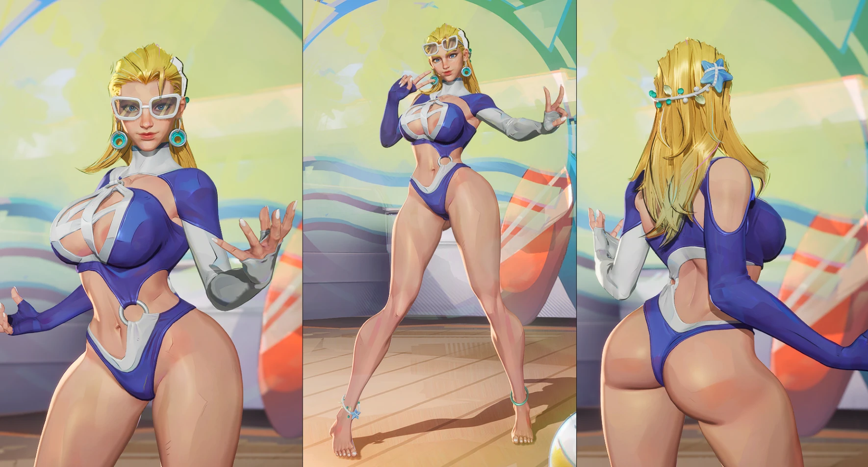 マーベルライバルズ Body Reshape Sue Azure Shade mod
