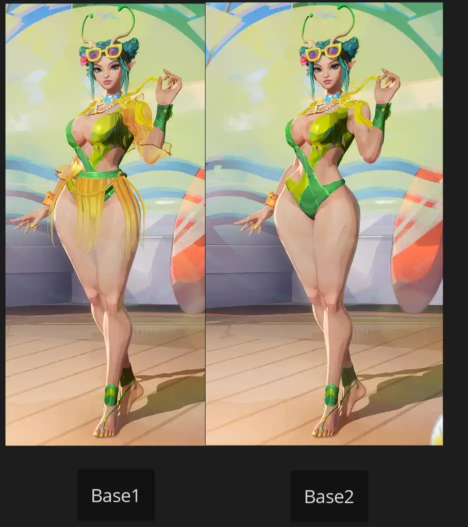 マーベルライバルズ Body Reshape Mantis Oceanic Harmony mod