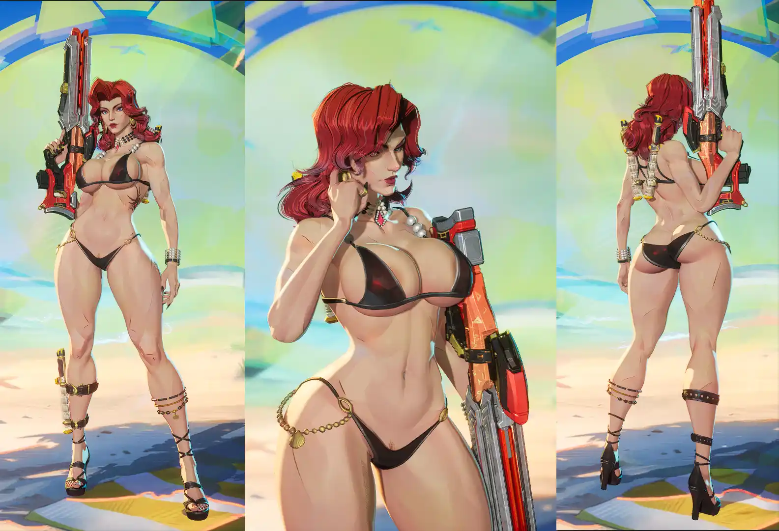 マーベルライバルズ Body Reshape Widow Aquatic Assassin mod