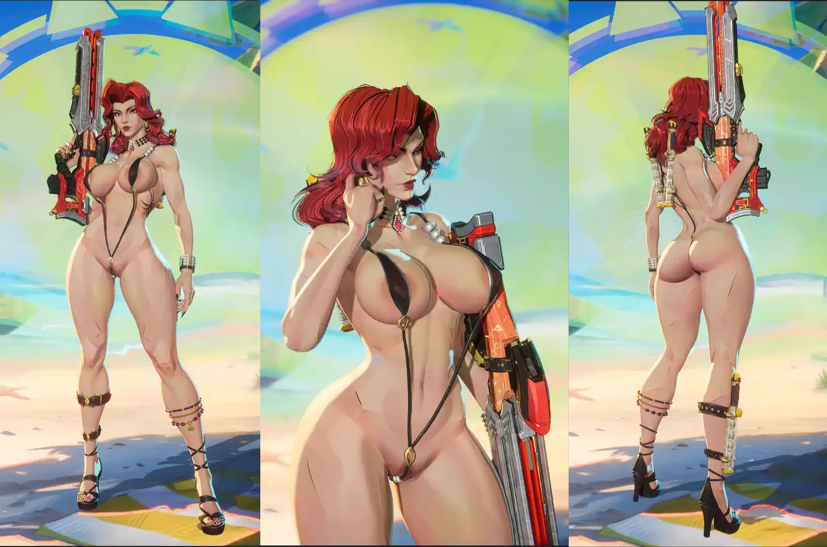 マーベルライバルズ Body Reshape Widow Aquatic Assassin mod