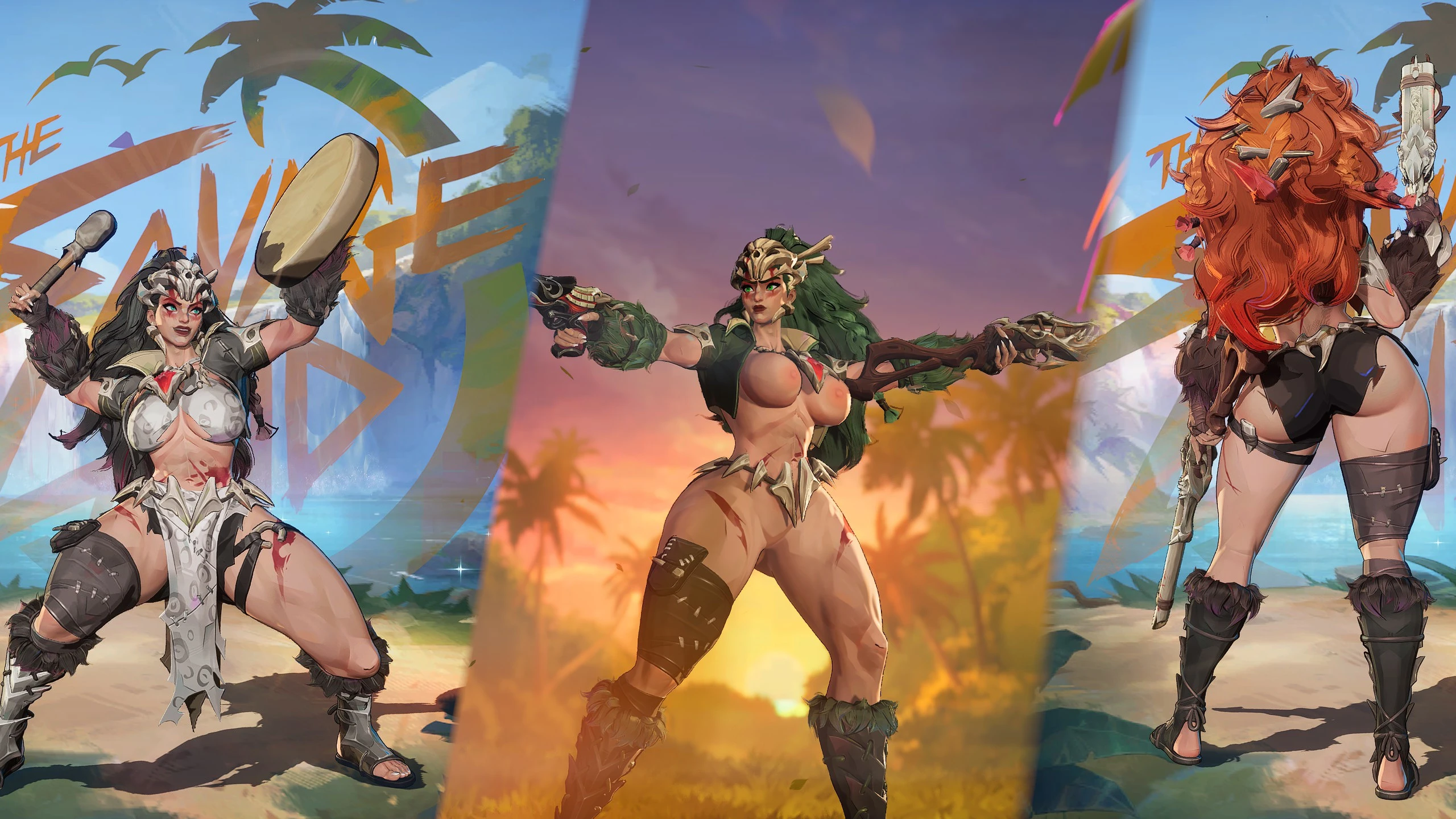 マーベルライバルズ Thicc Elsa Bloodstone (Primal Predator) mod