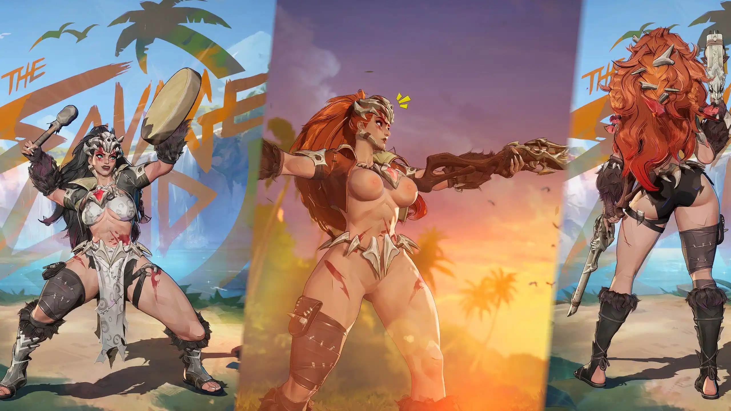 マーベルライバルズ Thicc Elsa Bloodstone (Primal Predator) mod