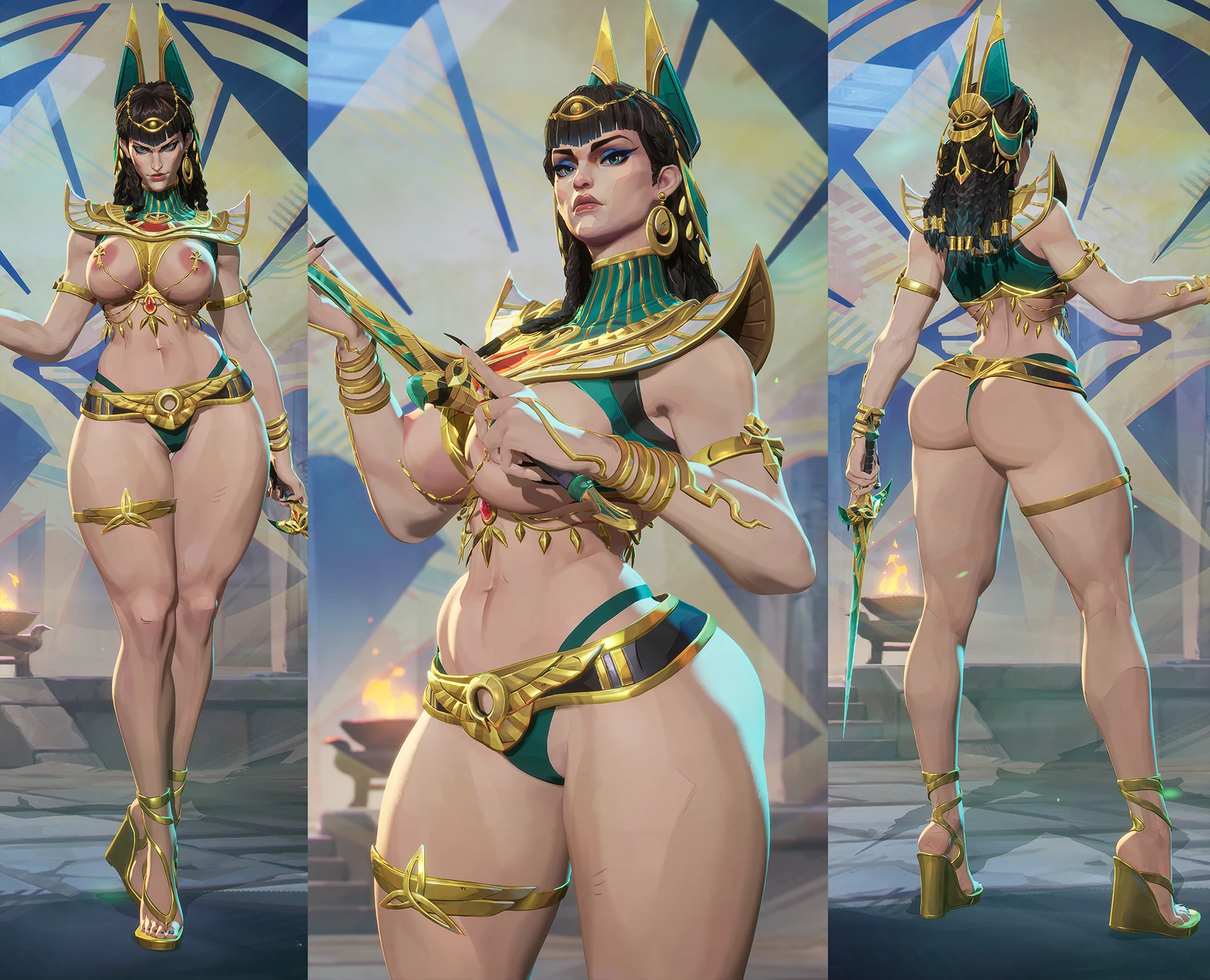 マーベルライバルズ Sexy Khonshu Consort (Hela) mod