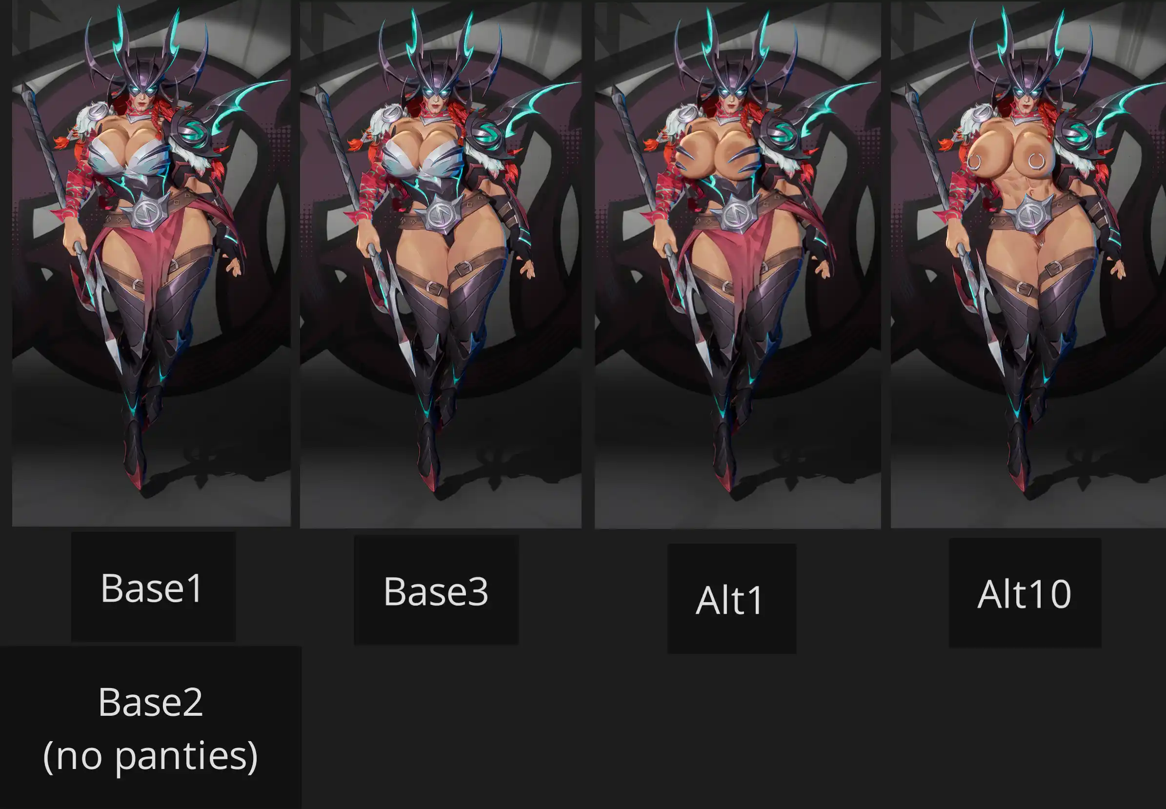 マーベルライバルズ Body Reshape Angela Queen of Hel mod