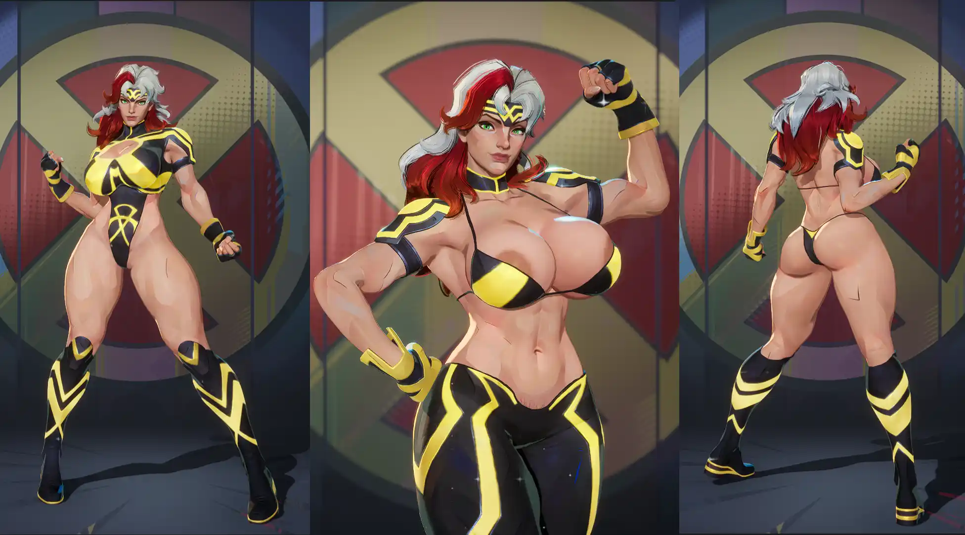 マーベルライバルズ Body Reshape Rogue Xmen 97 mod