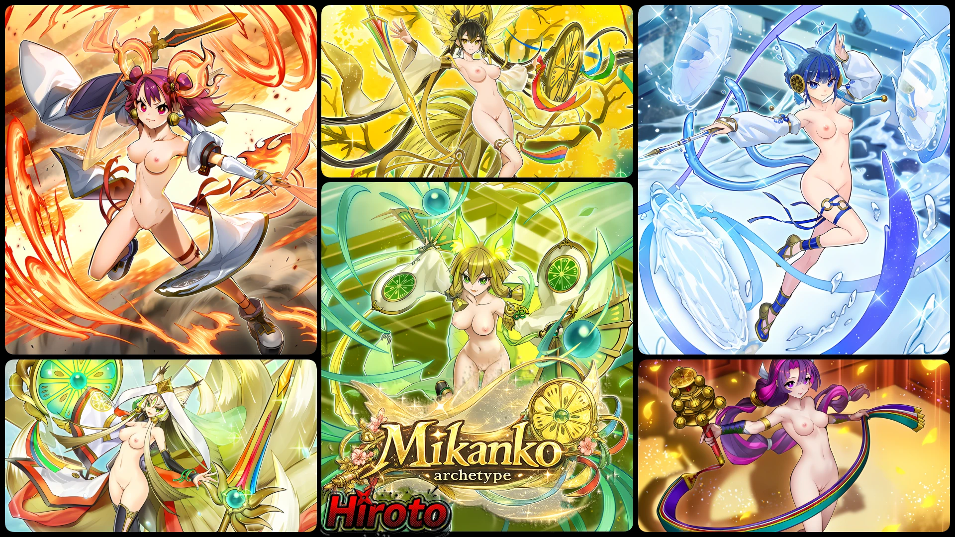 遊戯王マスターデュエル Mikanko Nude Art Cards mod