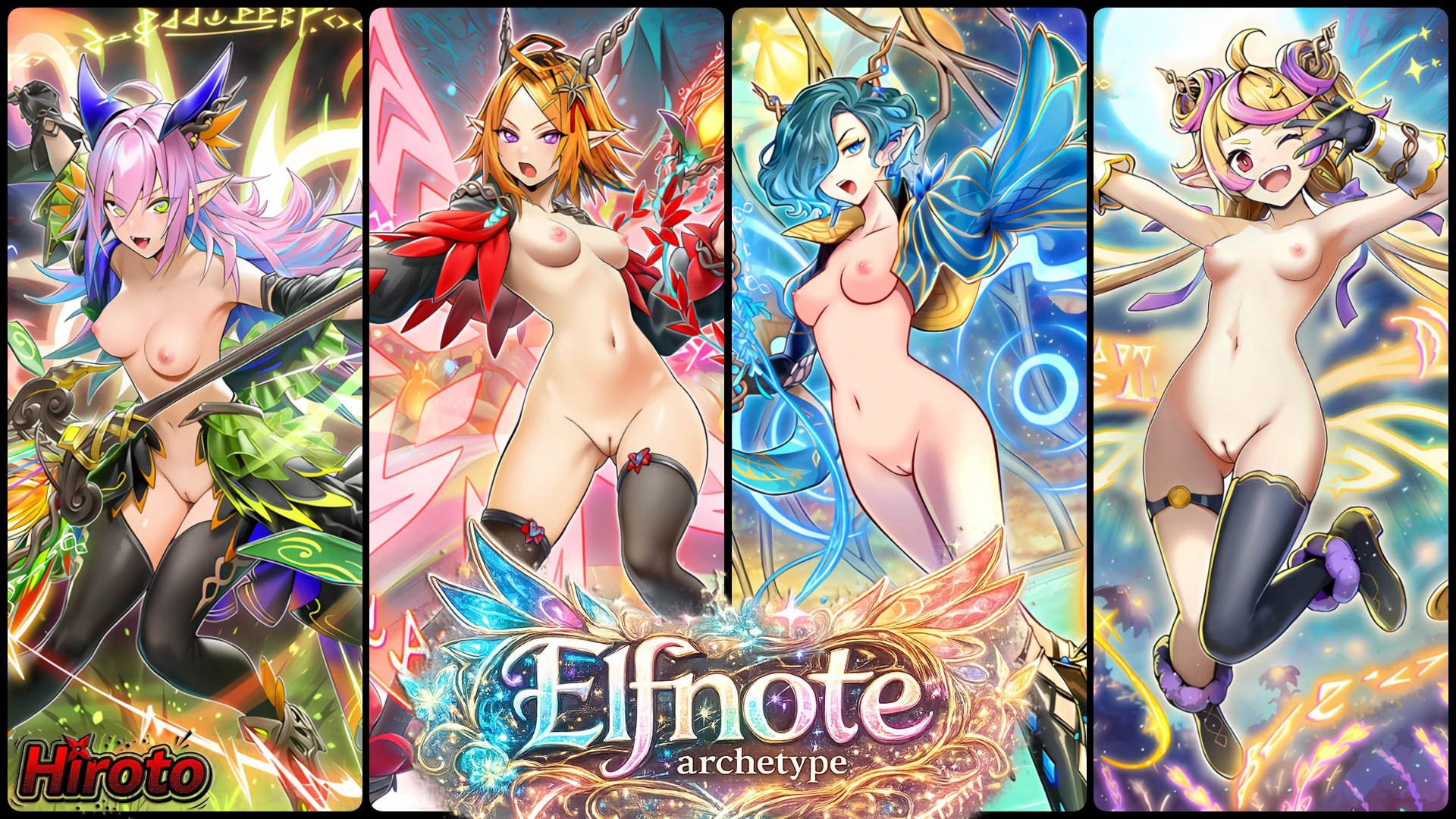 遊戯王マスターデュエル Elfnote Nude Art Cards mod