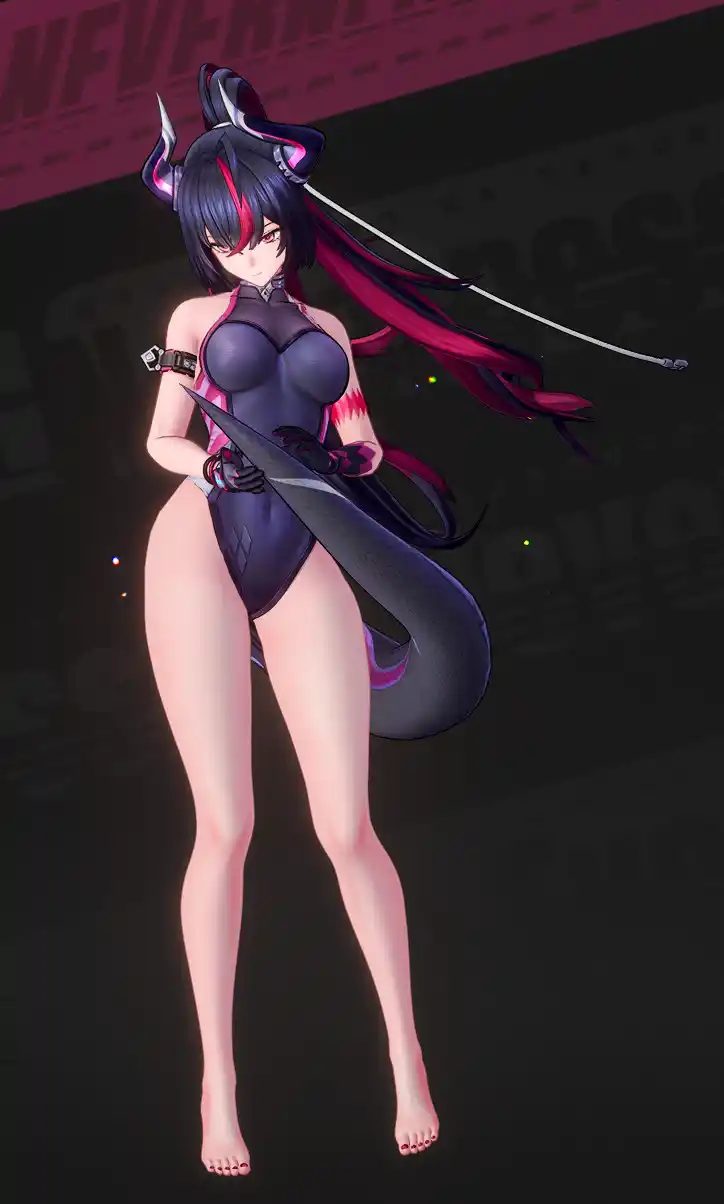 NTE（ネバエバ） Shiku Swimsuit Leotard mod