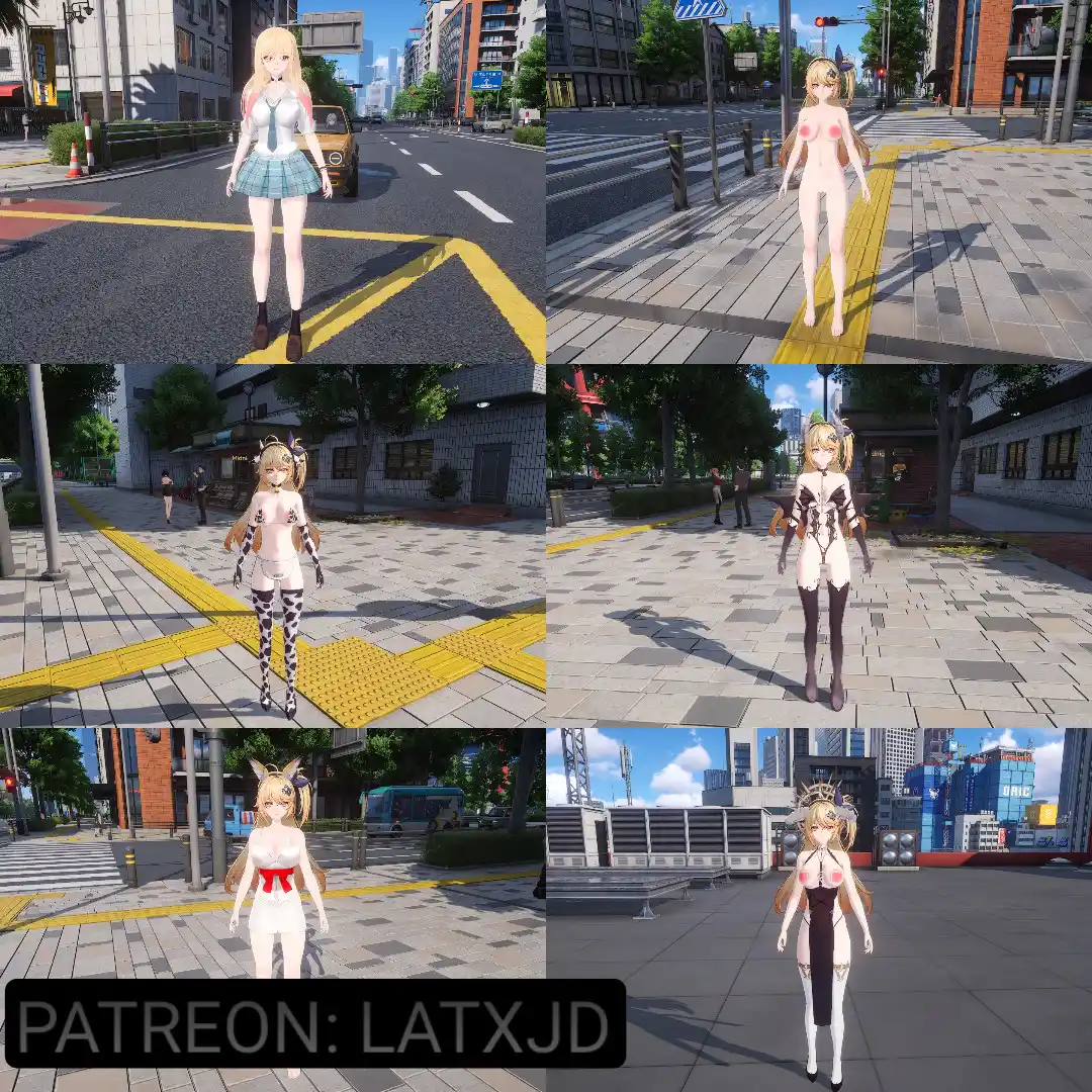 NTE（ネバエバ）明音 Akane Goth Girl Outfit mod